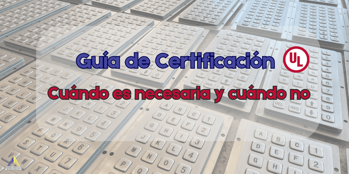 teclado certificado por UL